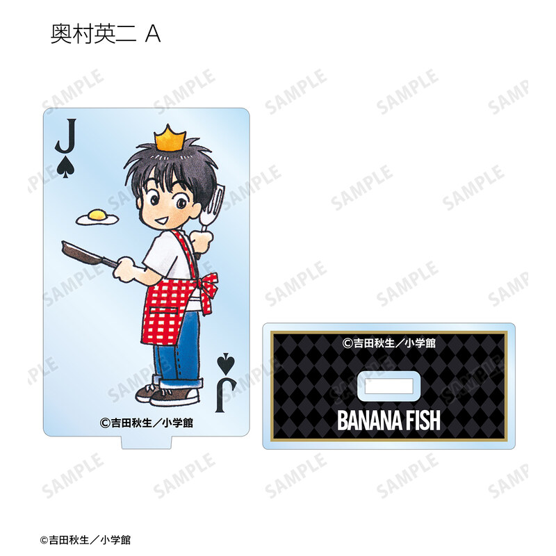 (PO) Banana Fish Trading Chibi Chara Playing Card Style Acrylic Stand [BOX] Image_7