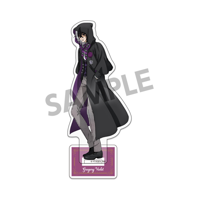 (PO) Black Butler Public School Arc Acrylic Stand Gregory Violet (Hobby Stock) Image_1