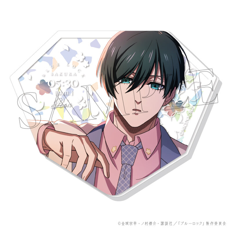 (PO) Blue Lock SAKURA Pic Clear Plate Hologram 5 Itoshi Rin Image_1