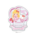 (PO) Acrylic Stand Plate Aikatsu! Series x Sanrio Characters 01 Hoshimiya Ichigo x Hello Kitty (Mini Character Illustration) Image_2