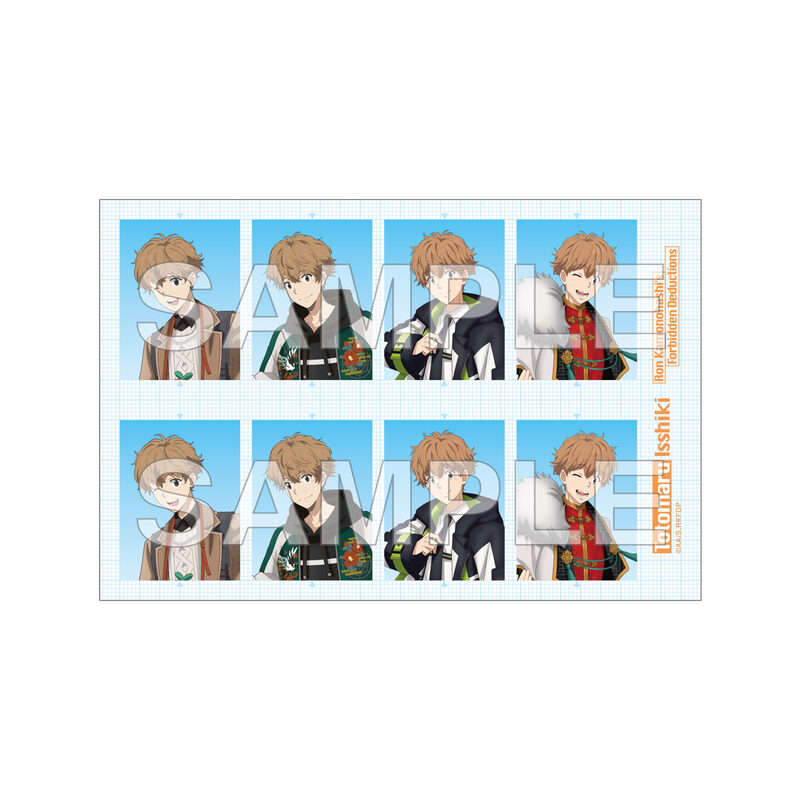 (PO) Ron Kamonohashi: Deranged Detective ID Photo Style Sticker Isshiki Totomaru Image_1