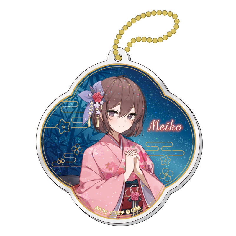 (PO) Hatsune Miku Akihabara Festival 2024 Lame Acrylic Key Chain Tanabata Ver. MEIKO Image_1