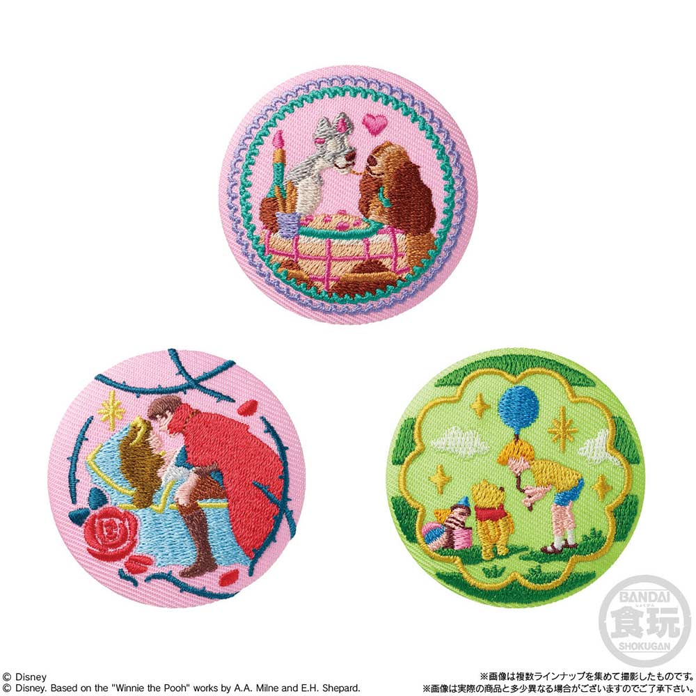 (PO) Disney Characters Embroidery Can Badge [BOX] Image_3