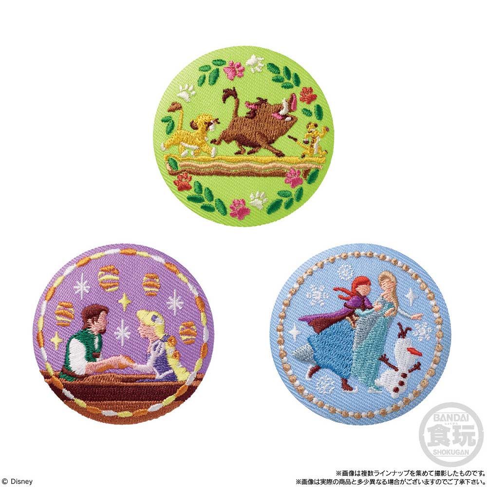 (PO) Disney Characters Embroidery Can Badge [BOX] Image_5