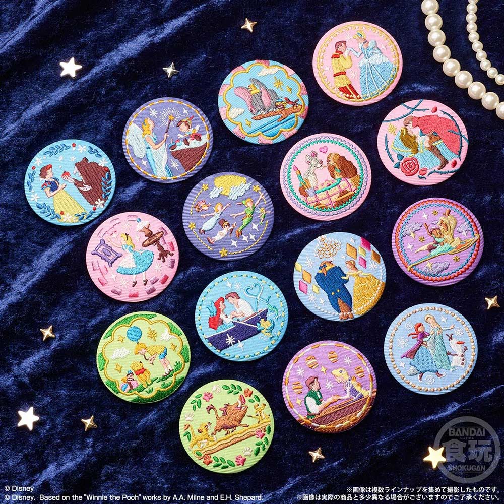 (PO) Disney Characters Embroidery Can Badge [BOX] Image_7
