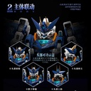 Crystal Envoy - Unit 2 Mecha Wolf Warrior Mega Mode 1/72 Alloy Action Figure Image_16