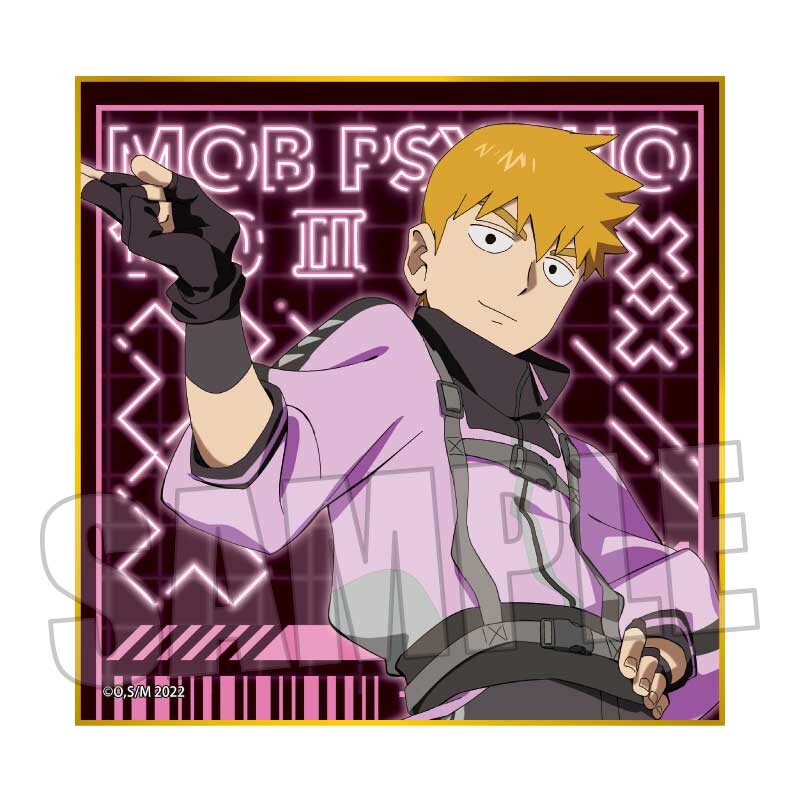 (PO) Mini Shikishi Mob Psycho 100 III Reigen Arataka Cyberpunk Ver. Image_1