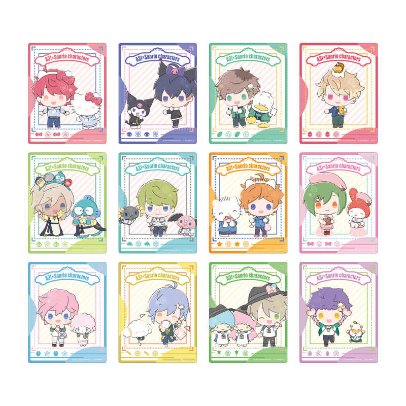 (PO) Acrylic Card A3! x Sanrio Characters 09 S&S (Mini Character Illustration) [BOX] Image_1