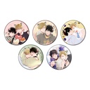 (PO) Can Badge Gochiso Omega ha Chu to Naku 01 Official & Original Illustration [BOX] Image_1