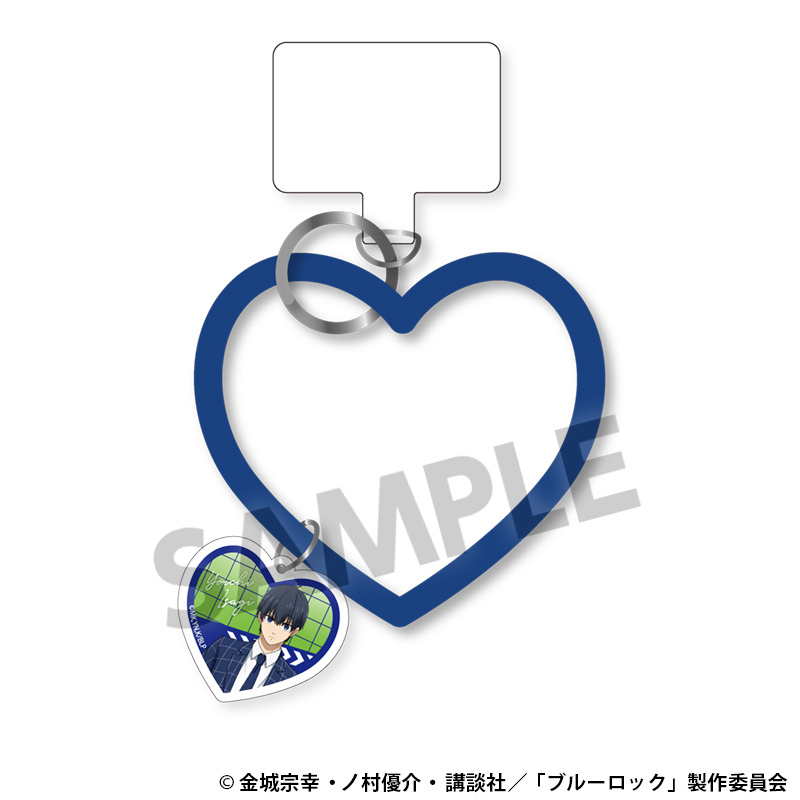 (PO) Blue Lock Original Illustration Smartphone Silicon Ring with Charm Isagi Yoichi Image_1