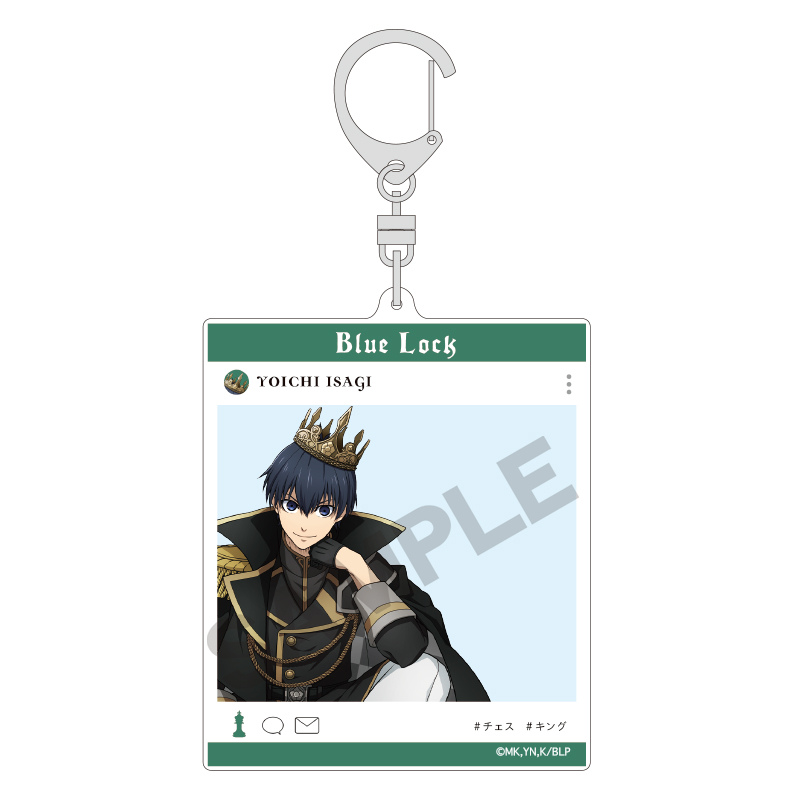 (PO) Blue Lock SNS Style Acrylic Key Chain Isagi Yoichi Chess Image_1