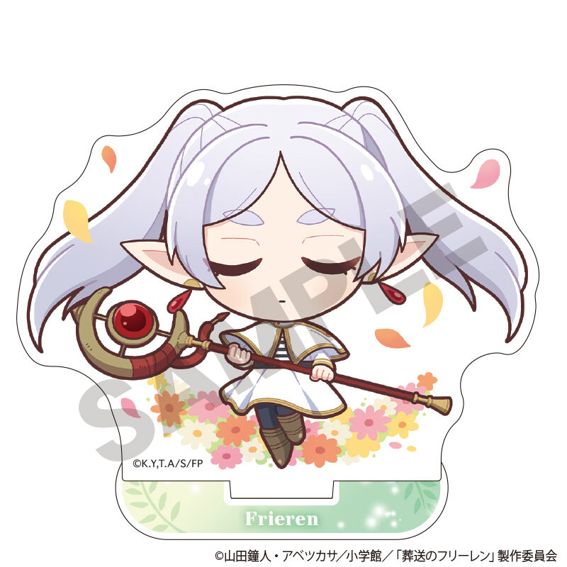 (PO) Frieren: Beyond Journey's End Acrylic Stand Frieren Flower Garden Image_1