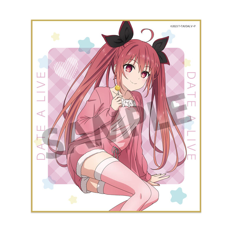 (PO) Date A Live V Original Illustration Mini Shikishi Itsuka Kotori Nightwear Ver. Image_1