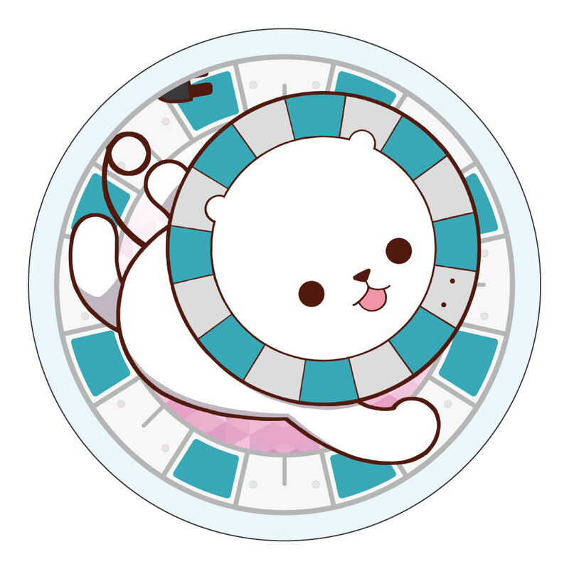 (PO) maimai Deluxe Acrylic Clip Delakkuma & Lime-kuma & Lemon-kuma Image_1