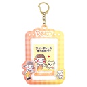 (PO) Peko-chan Photo Frame Key Chain Orange x Yellow Image_1