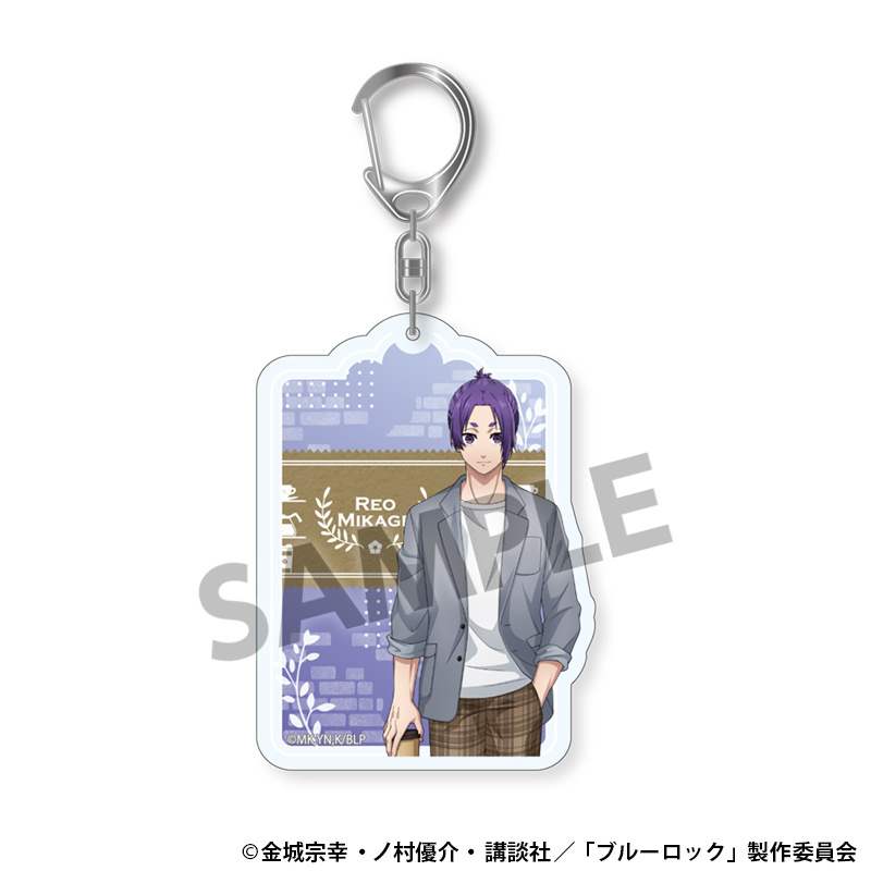 (PO) Blue Lock Original Illustration Acrylic Key Chain Mikage Reo Daily Life Ver. Image_1