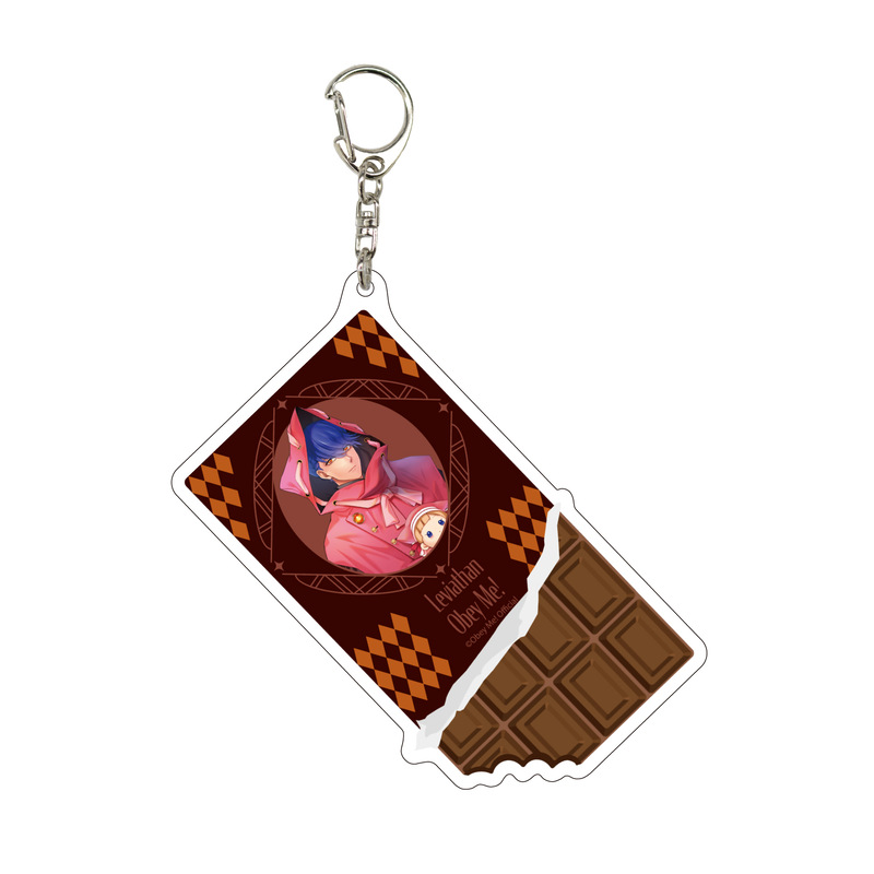 (PO) Deka Acrylic Key Chain Obey Me! 03 Leviathan Valentine Ver. (Original Illustration) Image_1