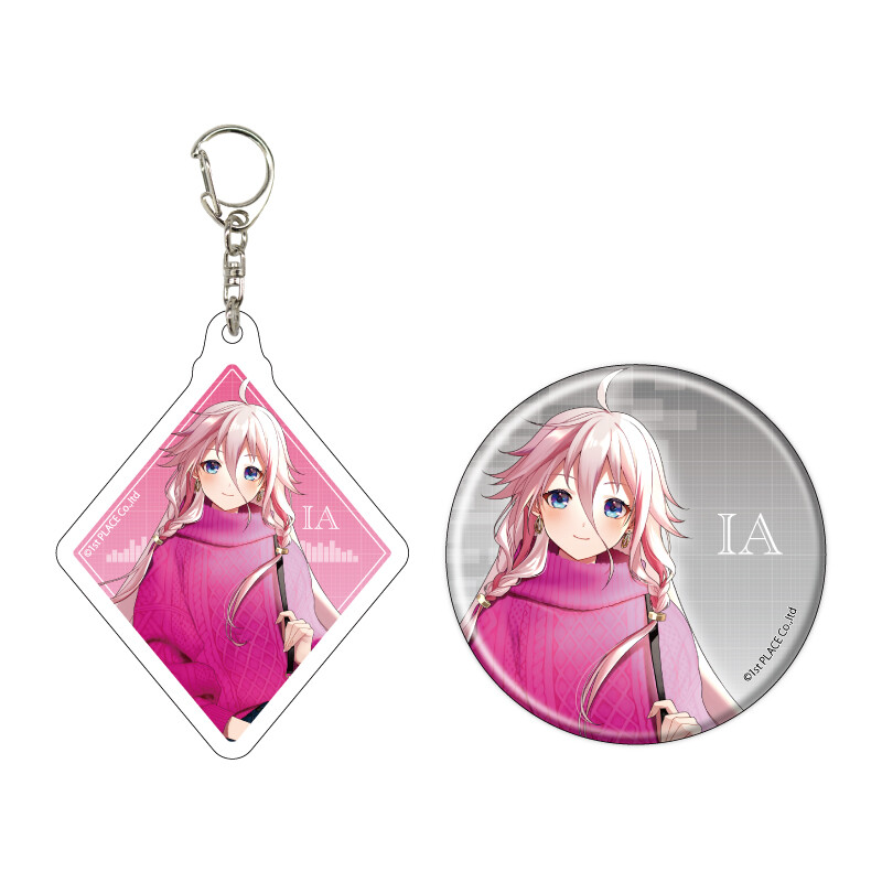(PO) Acrylic Key Chain & Can Badge Set IA / ONE / HIPPI 01 IA Off Style Ver. (Original Illustration) Image_1
