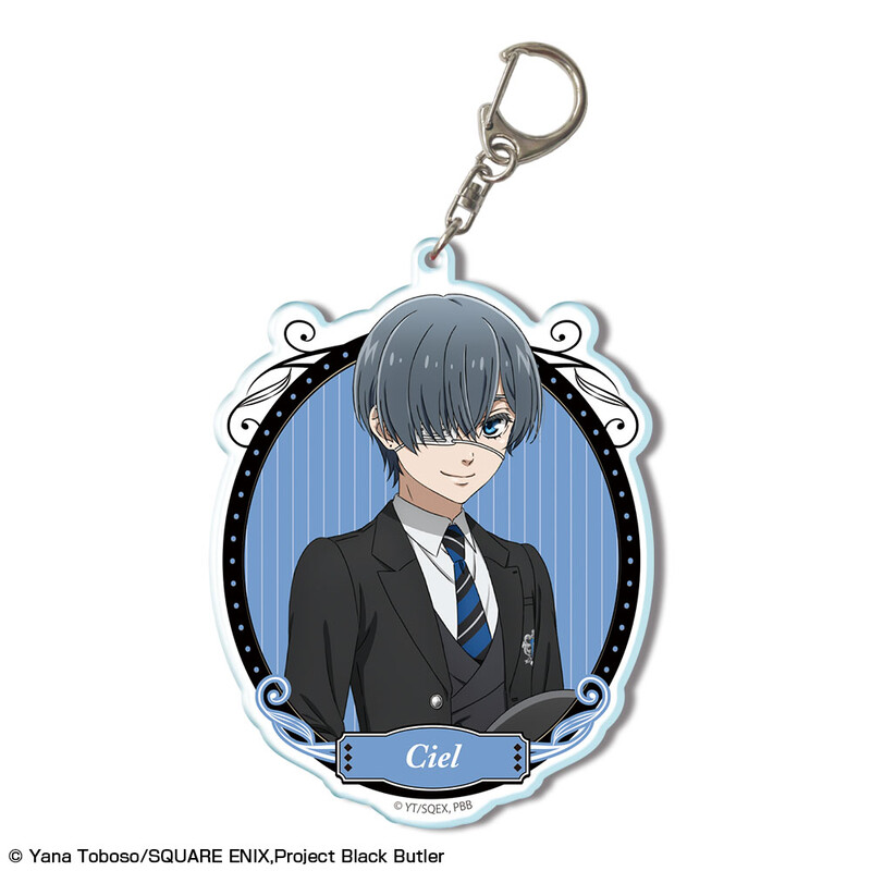 (PO) Black Butler Public School Arc Big Acrylic Key Chain Design 02 Ciel Phantomhive Image_1