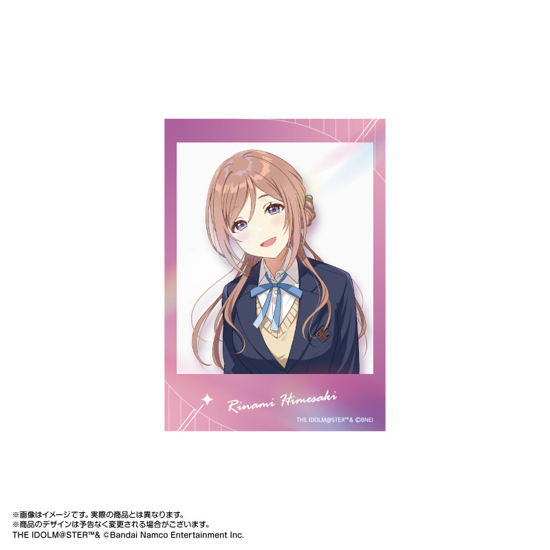 (PO) Gakuen Idolmaster Instant Photo Style Die-cut Sticker Himesaki Rinami Image_1