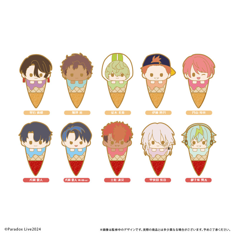 (PO) Paradox Live Ice Cream Tapi Pins Vol. 4 [BOX] Image_1