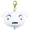 (PO) Crayon Shin-chan Tsunagete Mascot Charm Key Chain Shiro Image_1
