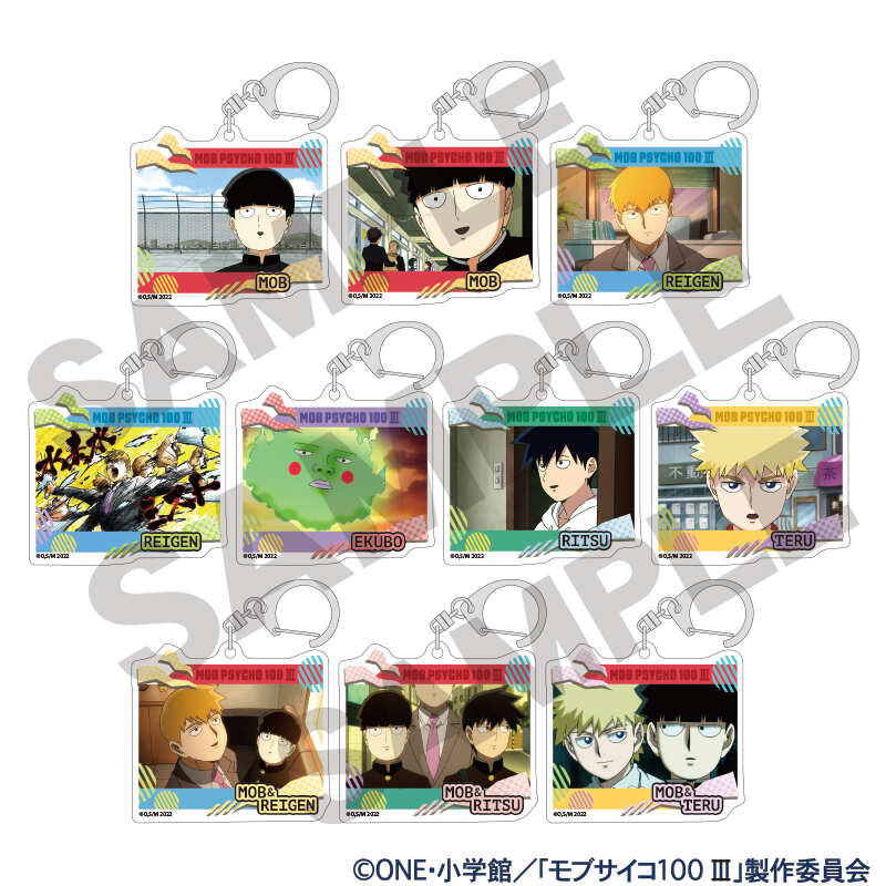 (PO) Mob Psycho 100 III Trading Acrylic Key Chain (Crux) [BOX] Image_1