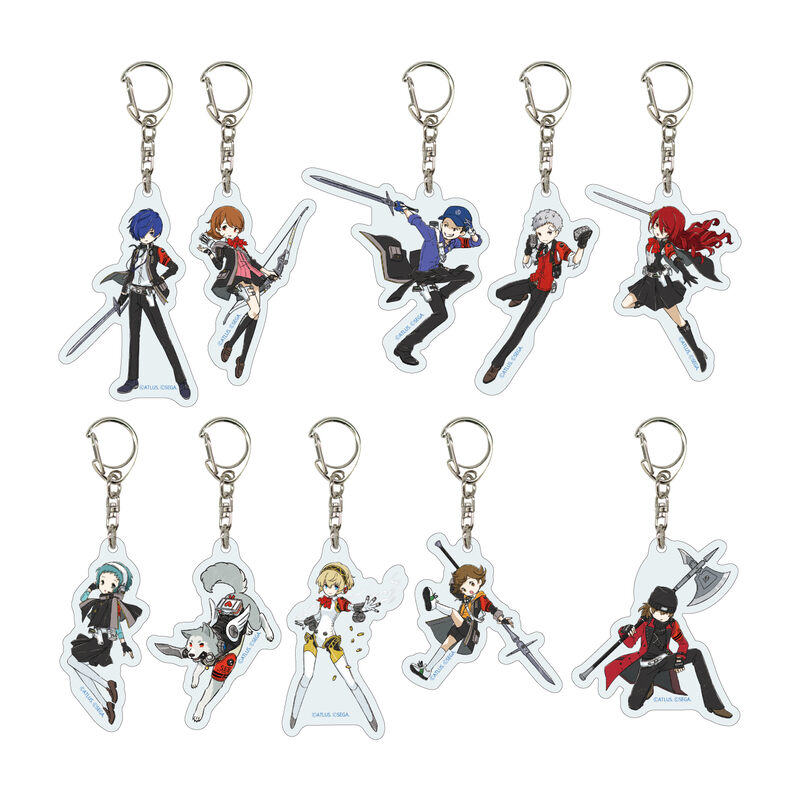 (PO) Acrylic Key Chain Persona 3 Reload 01 Graff Art Illustration [BOX] Image_1