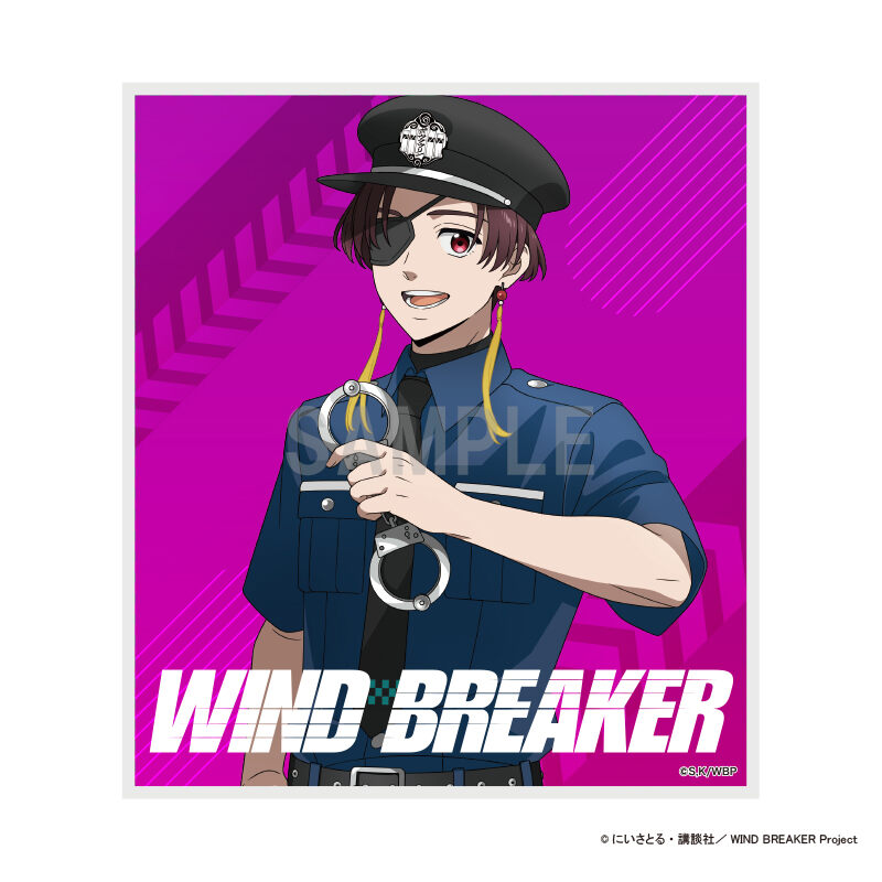 (PO) Wind Breaker Mini Shikishi Suo Hayato Police Officer Ver. Image_1