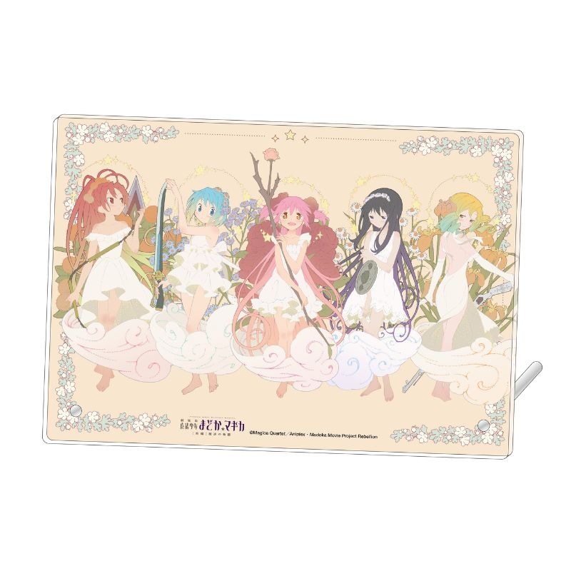 (PO) Puella Magi Madoka Magica Acrylic Art Panel Flower Image_1