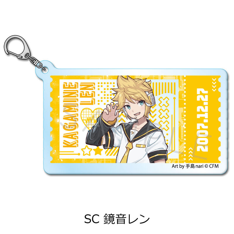 (PO) Hatsune Miku & Piapro Characters Acrylic Key Chain SC Kagamine Len Image_1