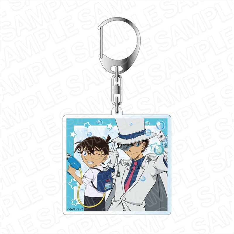(PO) Detective Conan Acrylic Key Chain Edogawa Conan & Kaito Kid Summer Ver. Image_1