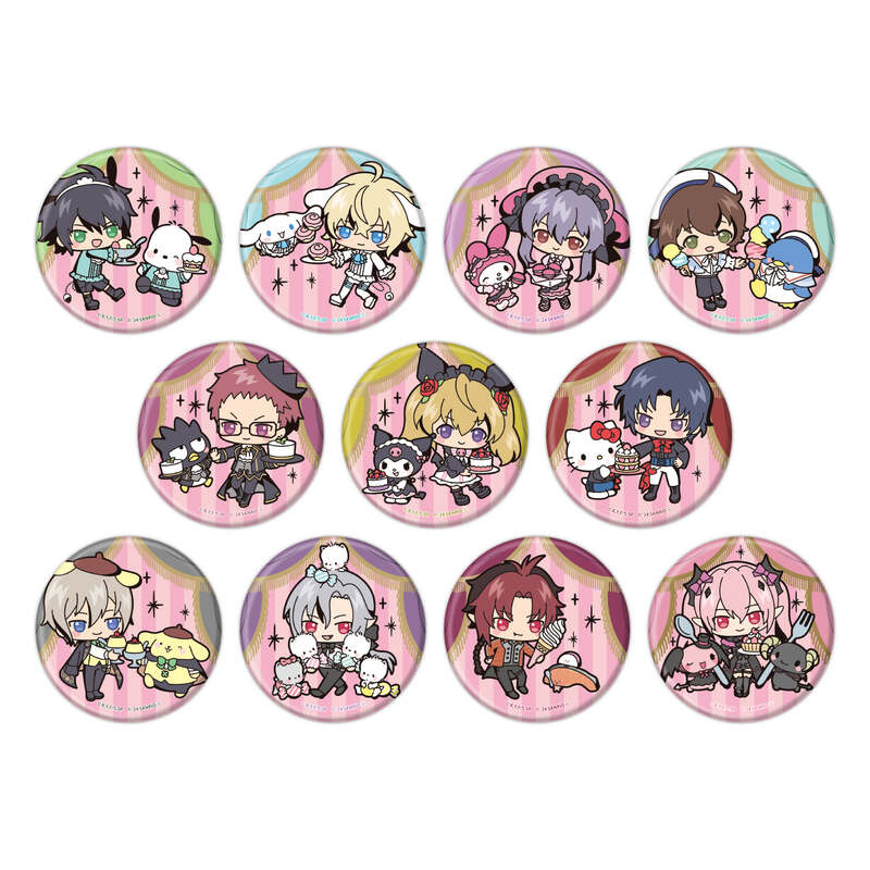 (PO) Can Badge Seraph of the End x Sanrio Characters 03 Mini Character Illustration [BOX] Image_1
