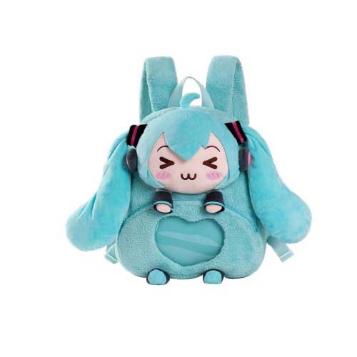 Hatsune Miku Squinting Series Backpack Miku Cute Plush Backpack Image_1