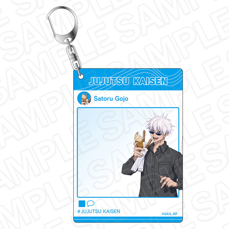 (PO) Jujutsu Kaisen Instant Photo Style Key Chain Gojo Satoru Amusement Park Ver. Image_1