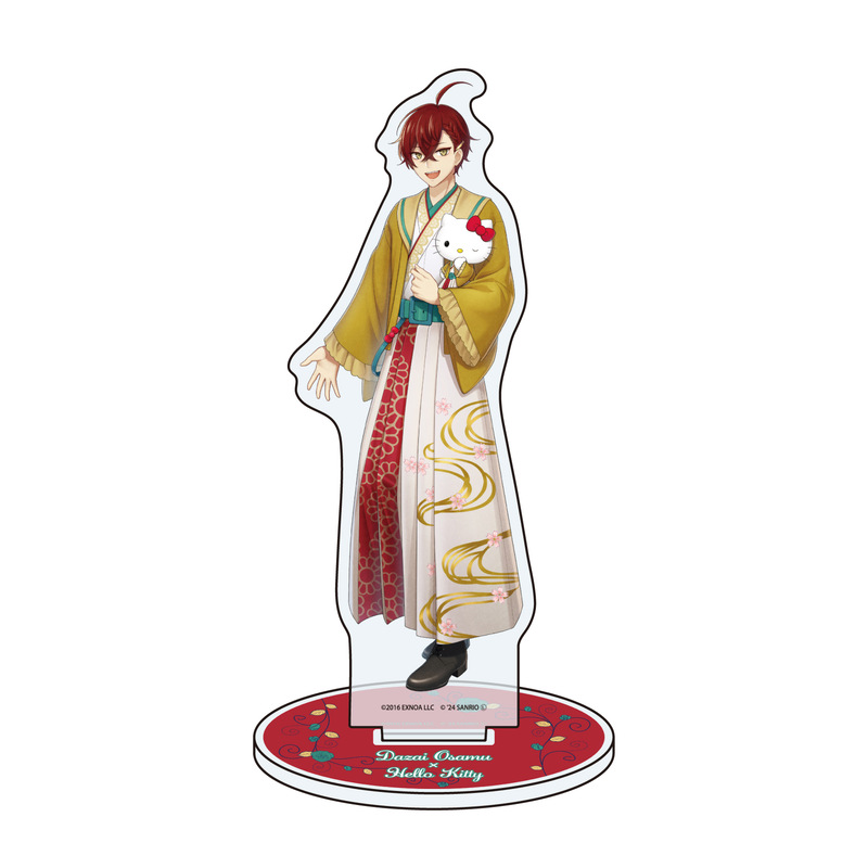 (PO) Acrylic Stand Bungo to Alchemist x Sanrio Characters 02 Dazai Osamu x Hello Kitty (Original Illustration) Image_1