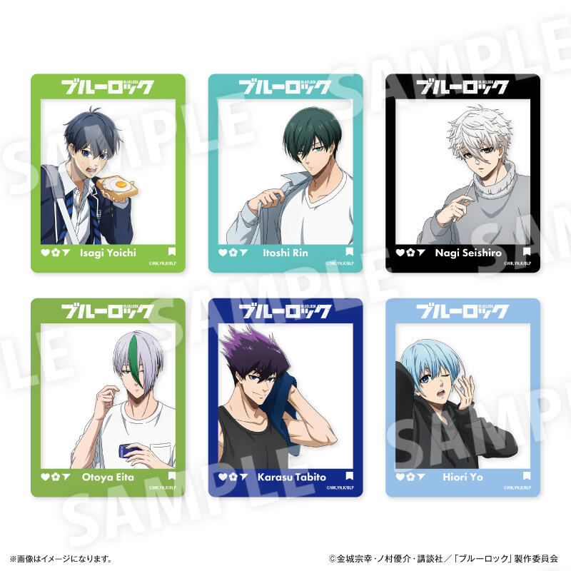 (PO) Blue Lock Wake Up & Get Ready Trading SNS Style Acrylic Card [BOX] Image_1