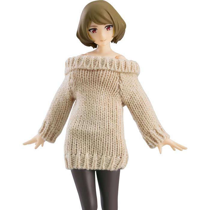 (PO) figma 574 Styles figma Female Body (Chiaki) with Off-the-Shoulder Sweater Dress