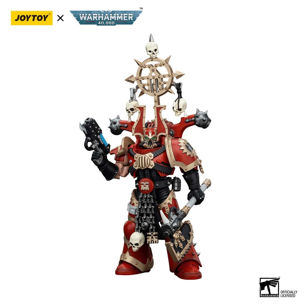 (PO) Joytoy Warhammer 40k - World Eaters Khorne Berzerker with Berzerker lcon