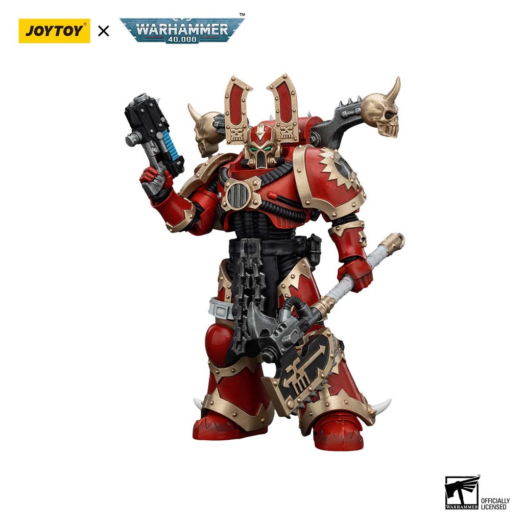 (PO) Joytoy Warhammer 40k - World Eaters Khorne Berzerker 3