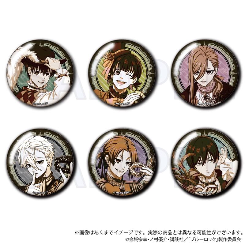 (PO) Blue Lock Trading Hologram Can Badge Masquerade Ver. [BOX]