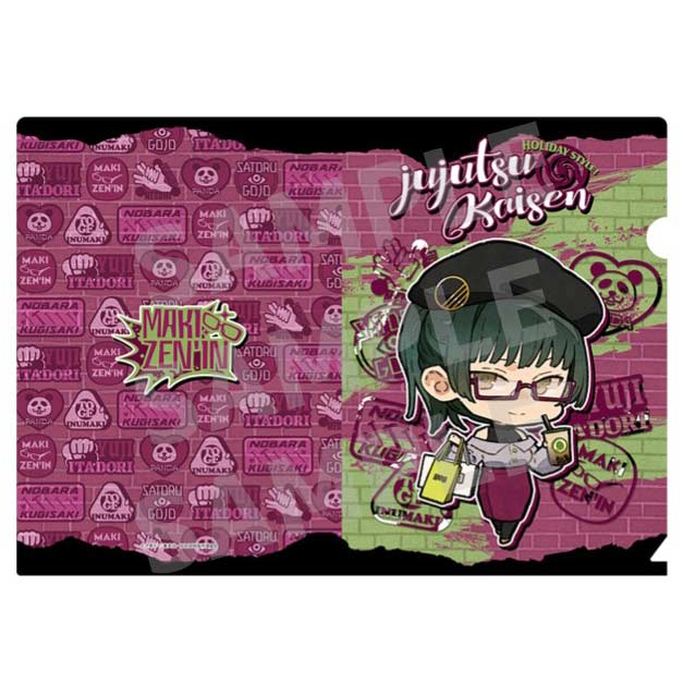 (PO) Jujutsu Kaisen A5 Clear File - Zen'in Maki Holiday Ver.