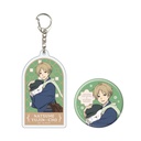 (PO) Acrylic Key Chain & Can Badge Set Natsume Yujincho 01 Haikara Ver. (Original Illustration)