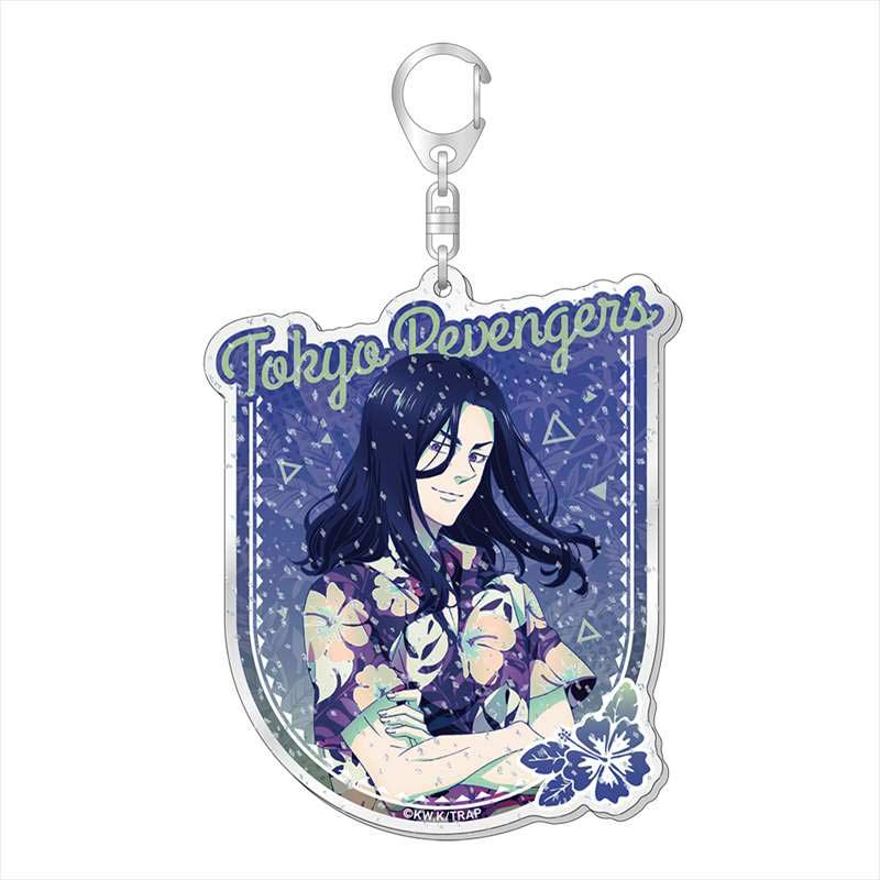 (PO) Tokyo Revengers Lame Big Acrylic Key Chain Aloha Ver. Baji Keisuke