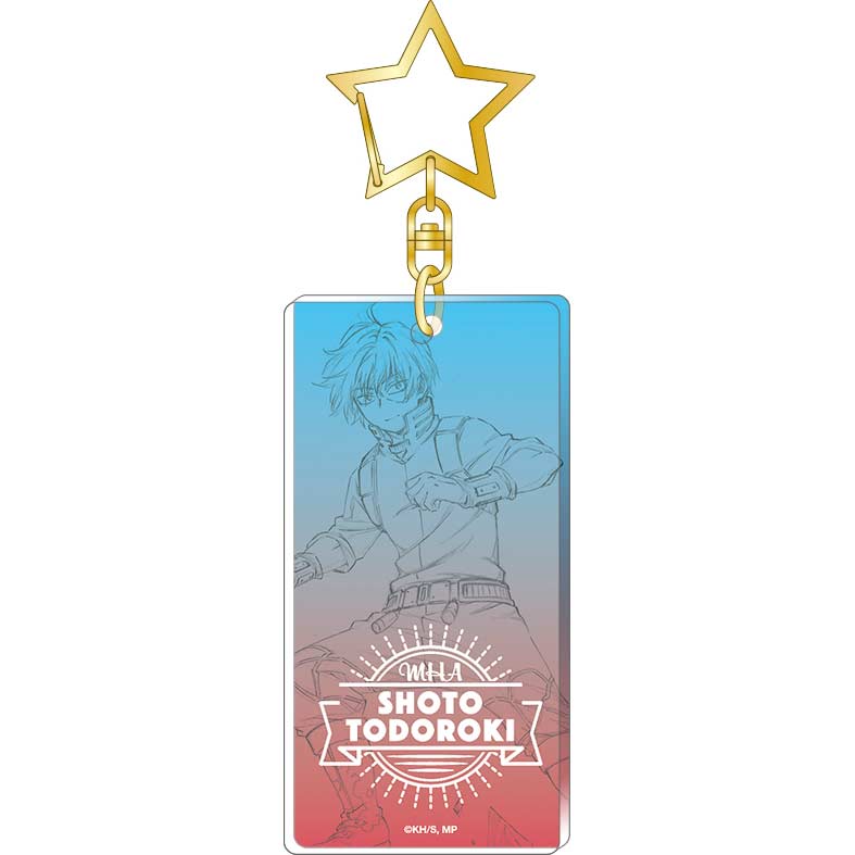 My Hero Academia Acrylic Key Chain Battle (Rough Illustration) Todoroki