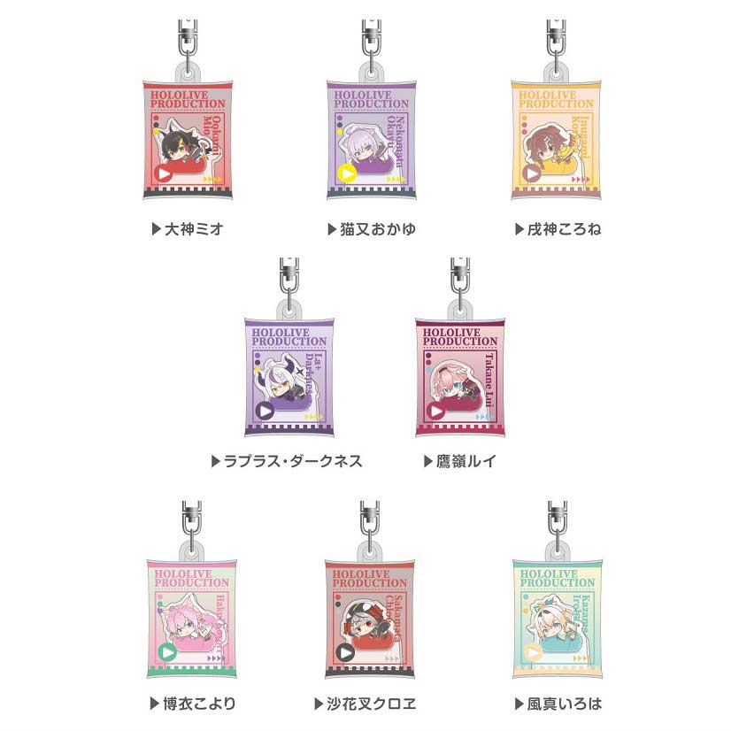 (PO) Air Fuwa Key Chain Hololive Hug Meets Box E [BOX]