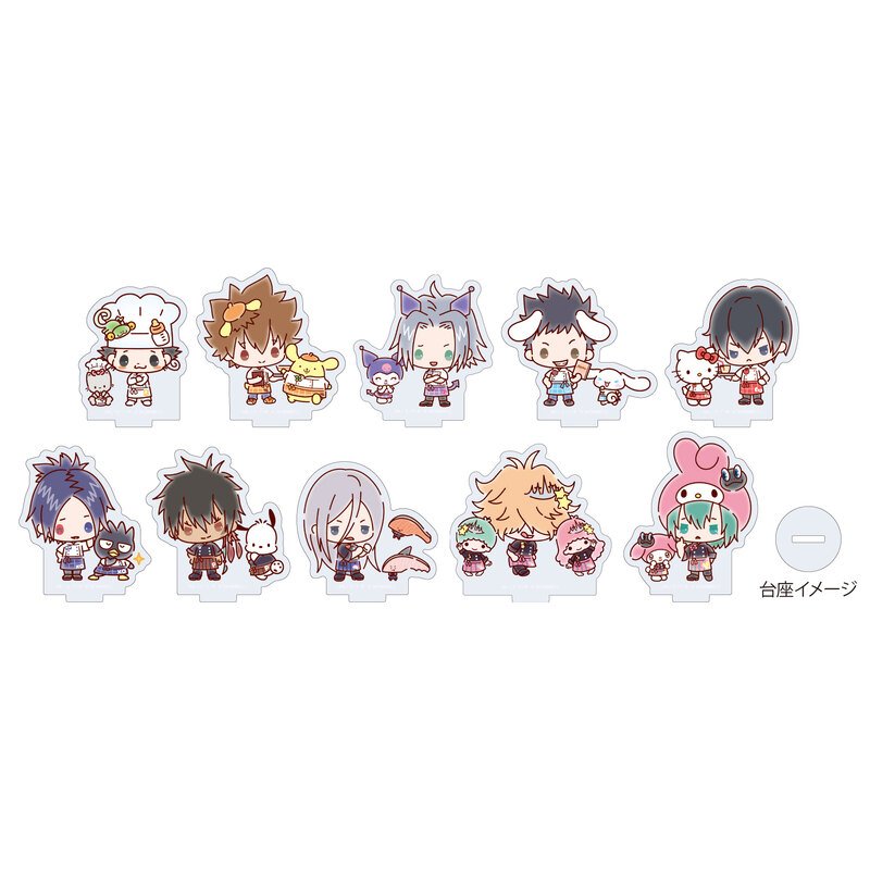 (PO) Acrylic Petit Stand Reborn! x SANRIO CHARACTERS 04 Mini Character Illustration [BOX]