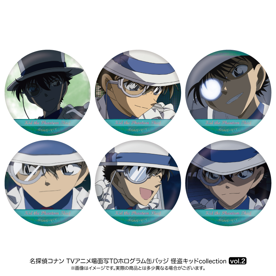 (PO) Detective Conan Scenes Trading Hologram Can Badge Kaito Kid Collection Vol. 2 [BOX]