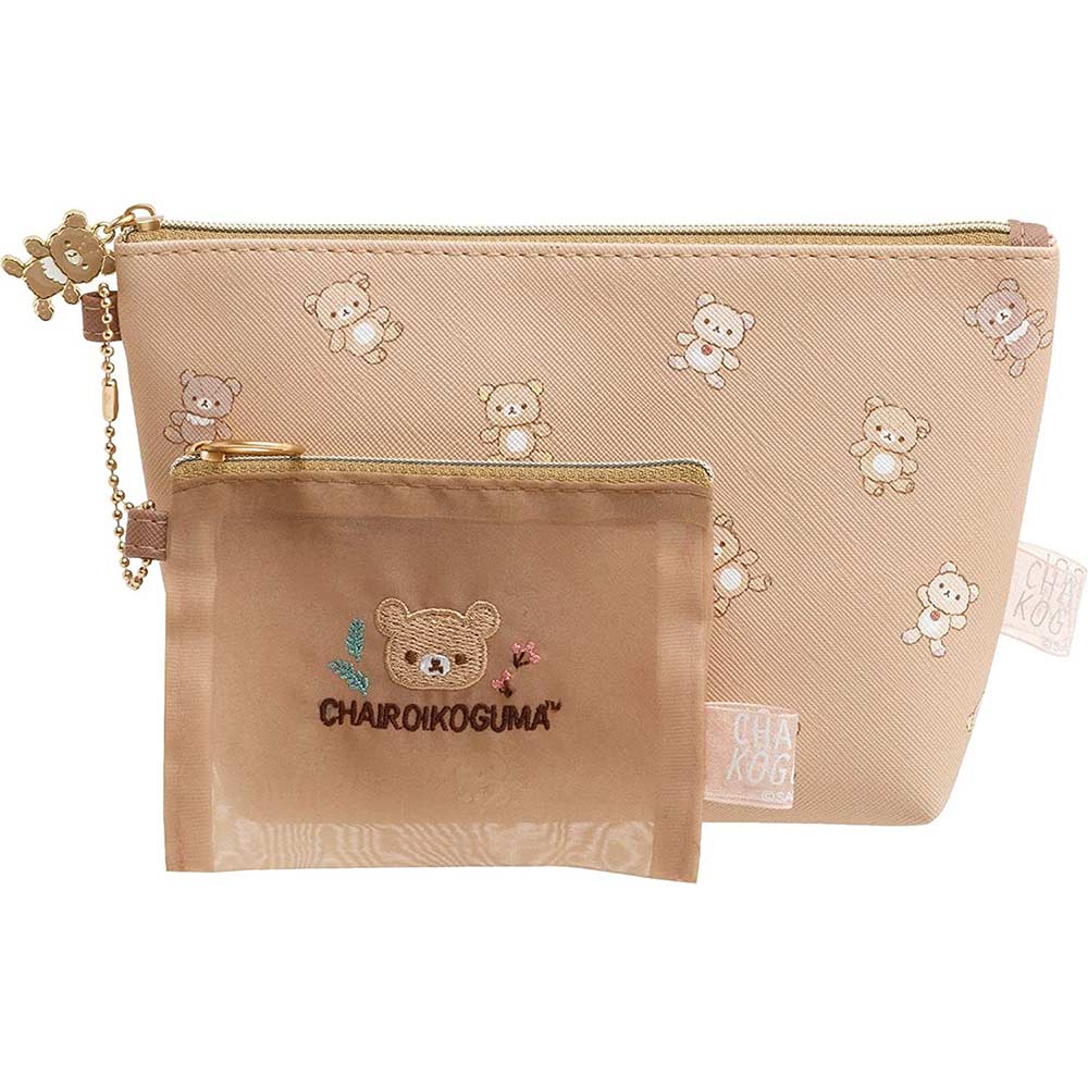 Rilakkuma Pouch set - Chairoikoguma CA16501