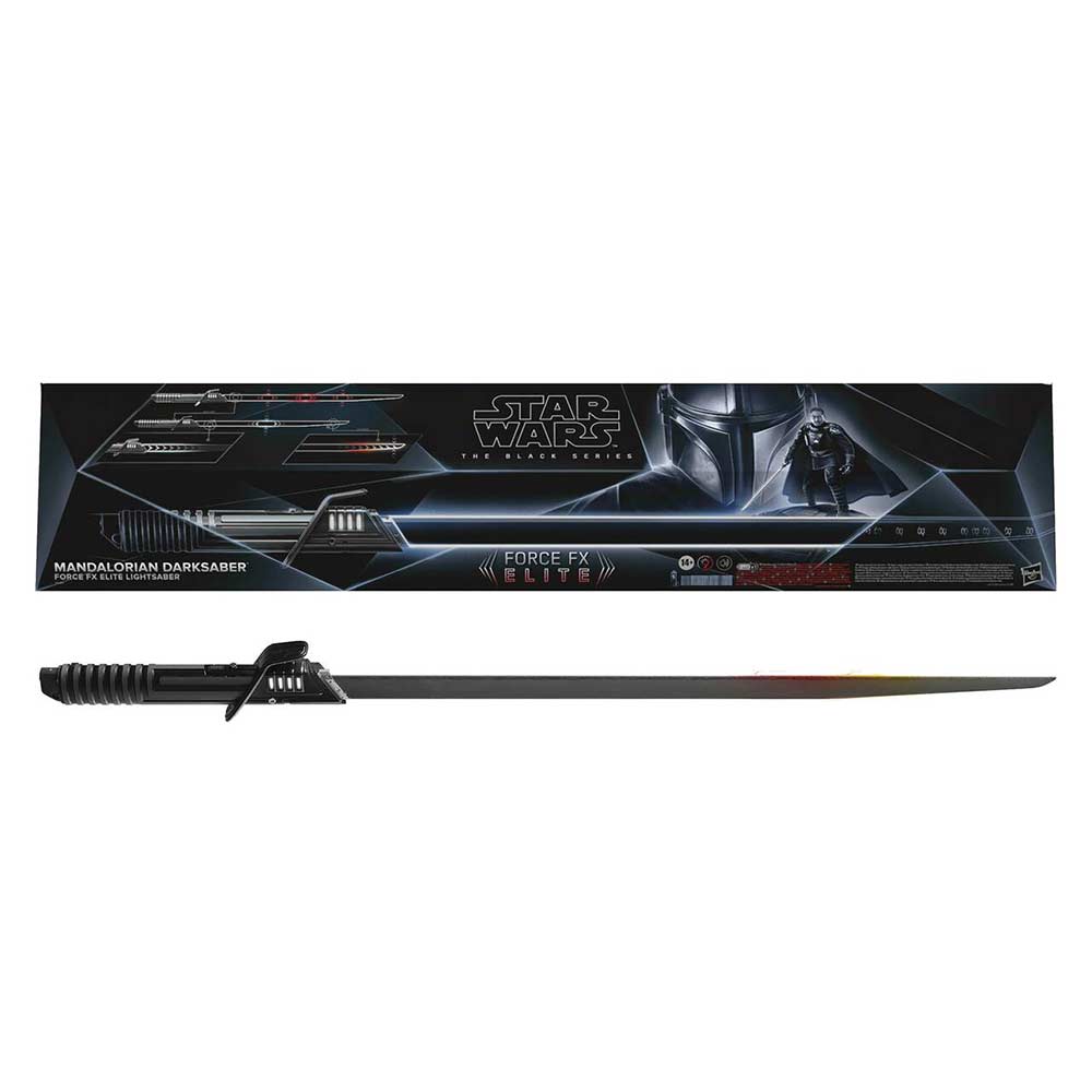 Star Wars The Black Series Mandalorian Darksaber Force FX Elite Lightsaber
